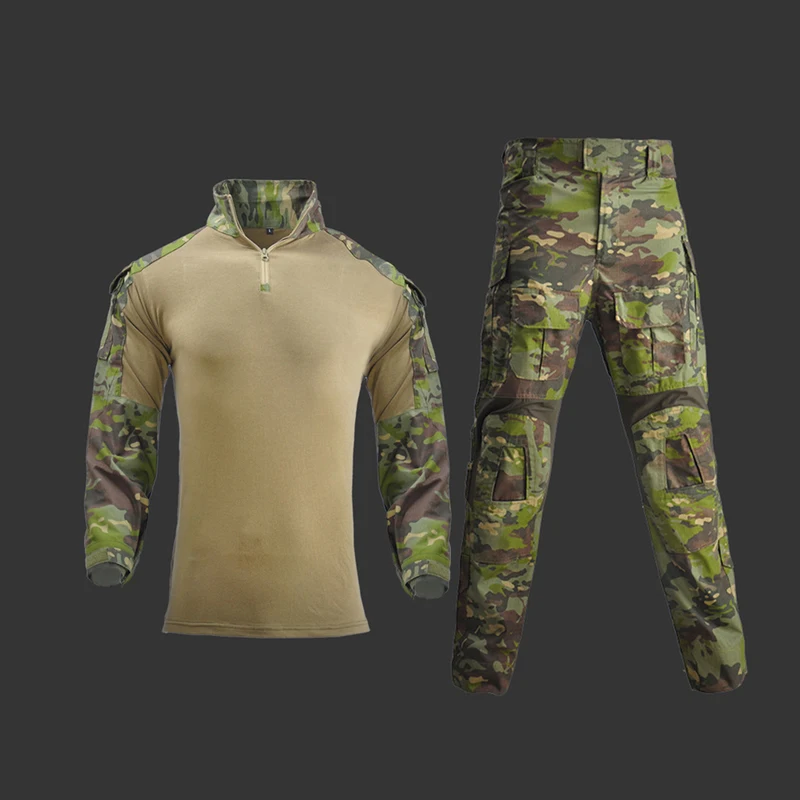 Мультикам Тропик боевая рубашка для мальчиков плотные камуфляжные брюки для женщин