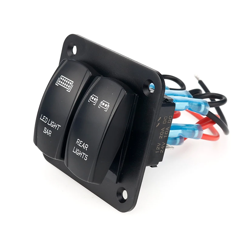 Морской кулисный переключатель гоночный индивидуальный источник питания, Морская электрическая панель, морской Кулисный рычаг 12 В для автомобиля