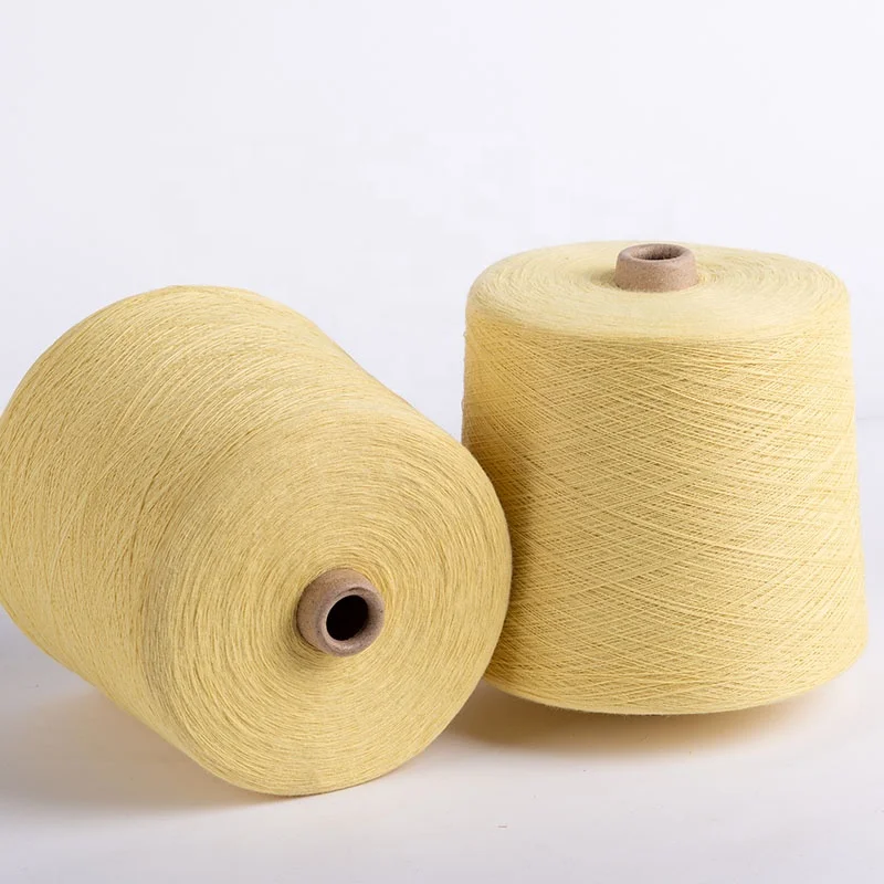 Парафторфенил арамидного волокна закрученная огнестойкая пряжа 27s/3