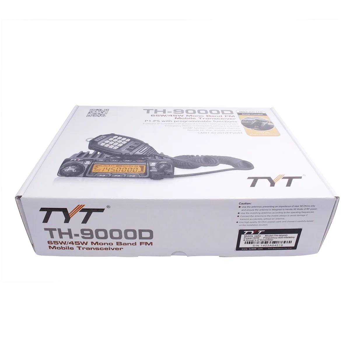  TYT TH-9000D автомобильное радио мобильное двухстороннее Walkie Talkie UHF 400-490 МГц дальнее расстояние Любительская радиосвязь 50 Вт выходная