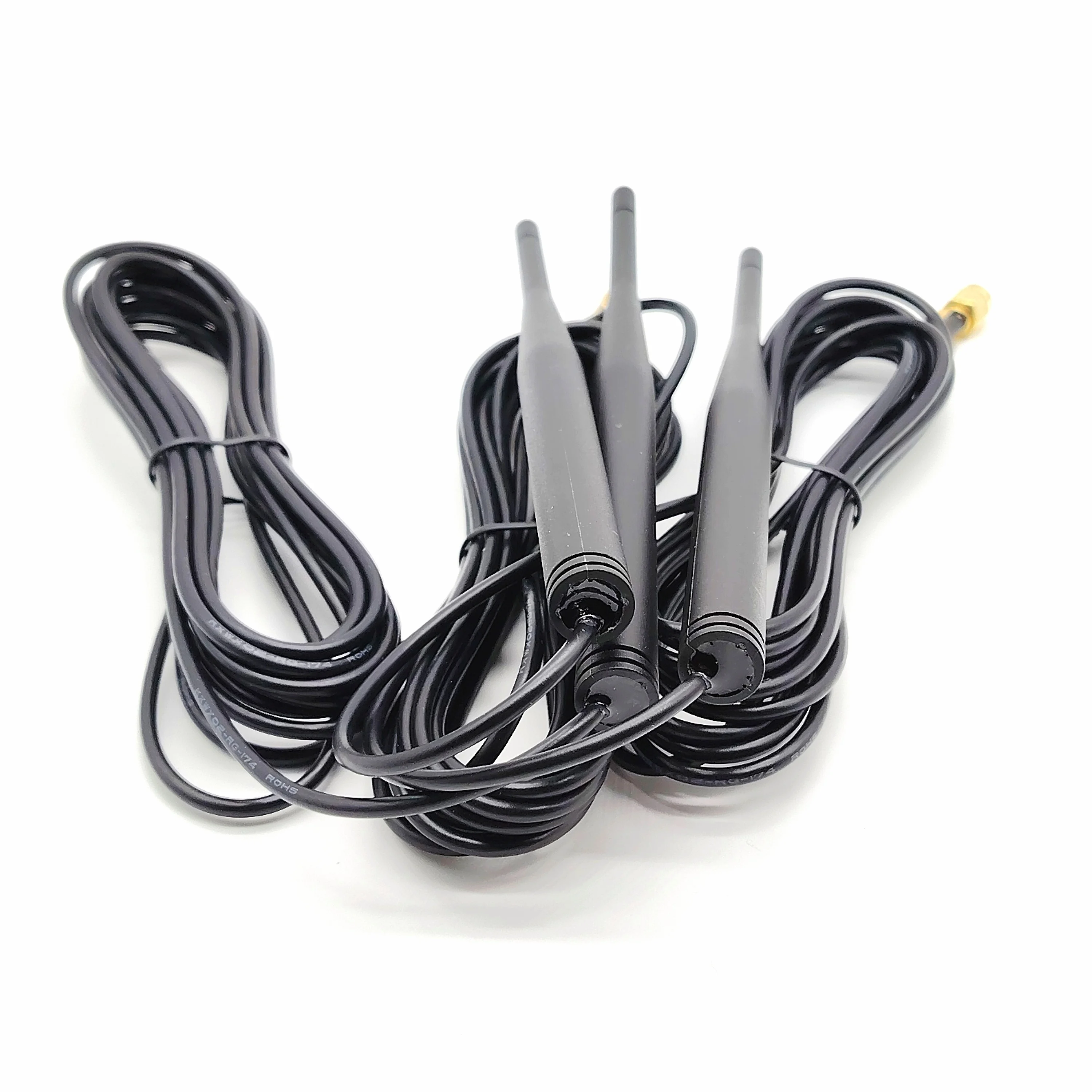 IP67 Antenne 2.4G 4G lte antena wifi 868mhz 915 mhz RG174 cable ts9 tnc sma outdoor water meter waterproof 915mhz lora antenna