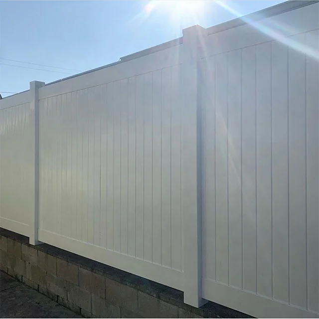 cheap pvc privacy fence factory making pvc fence outdoor vinyl fence wholesale