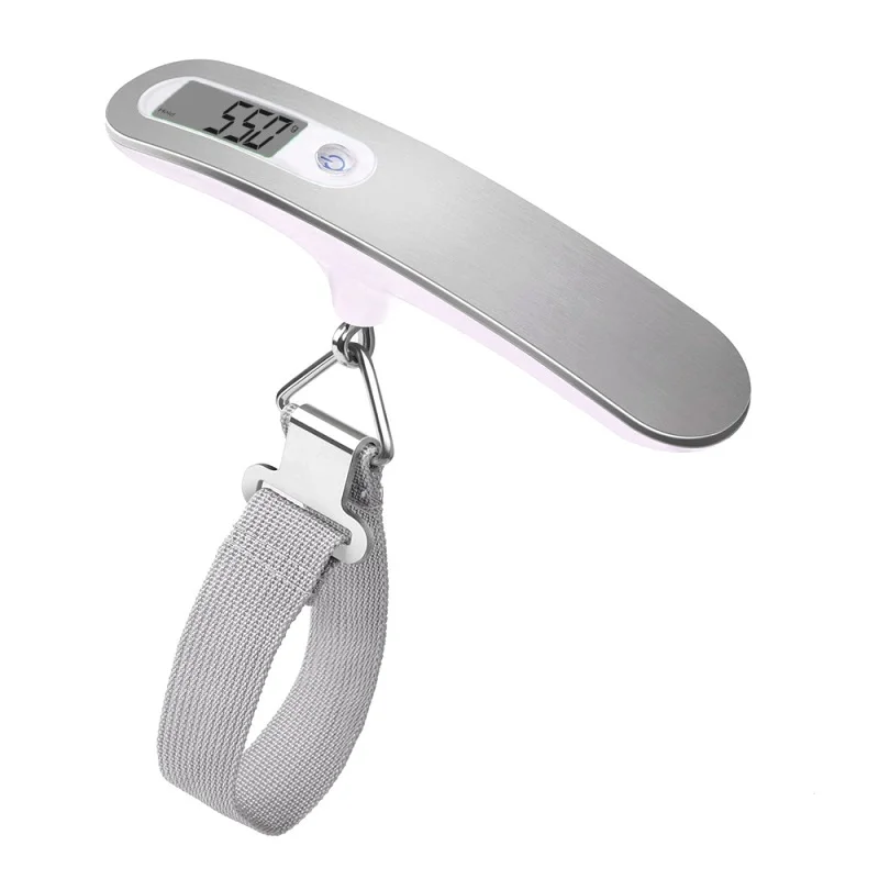 2023 Brand New Digital Luggage Scale 110lbs Hanging Baggage Weighing Scale with Backlit LCD Display and Strong Straps for Travel