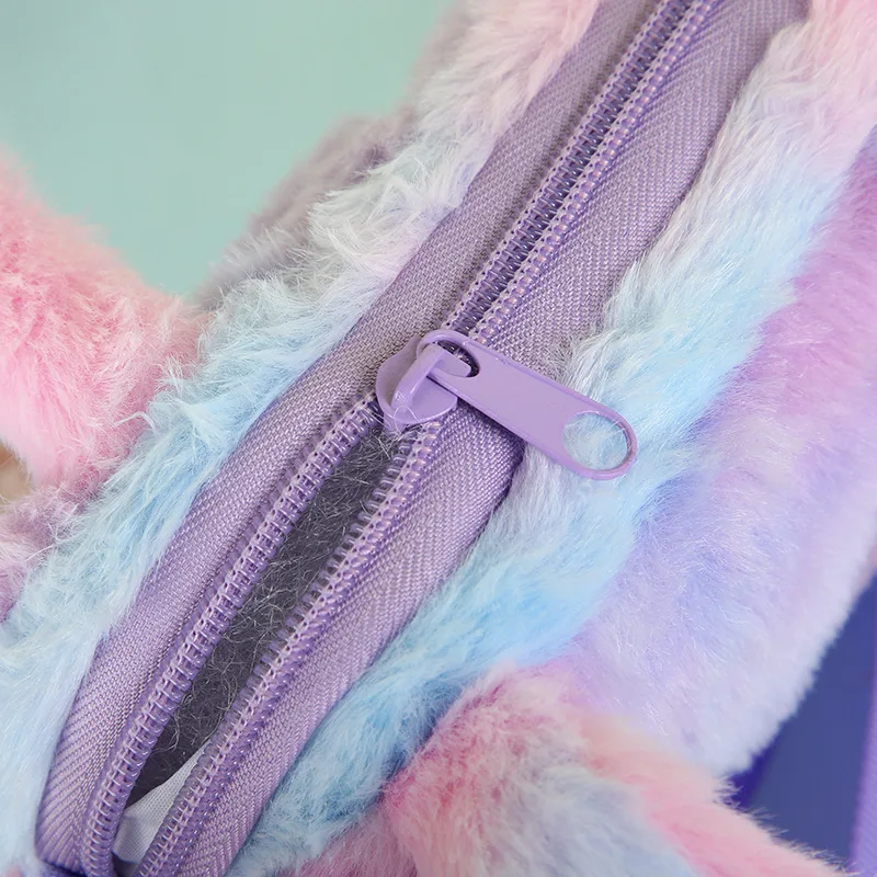 2024 wholesale cute shopping handbag bags student girl cartoon kawaii crossbody bag plush horse shoulder bag