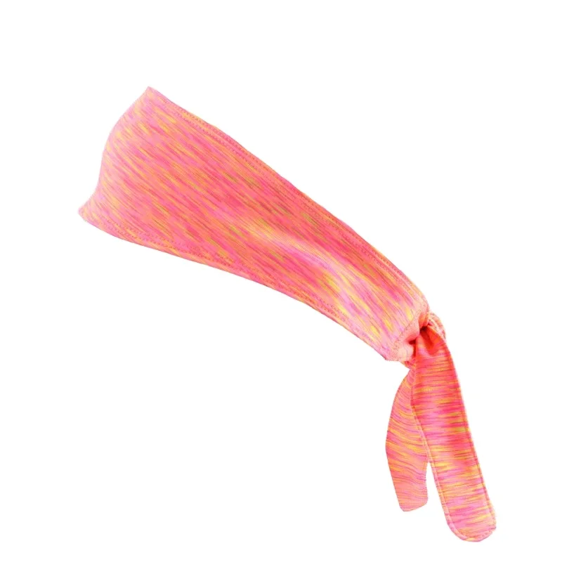 Custom women men elastic stretchy adjustable no slip athletic headband bandana hair head tie for yoga working out tennis