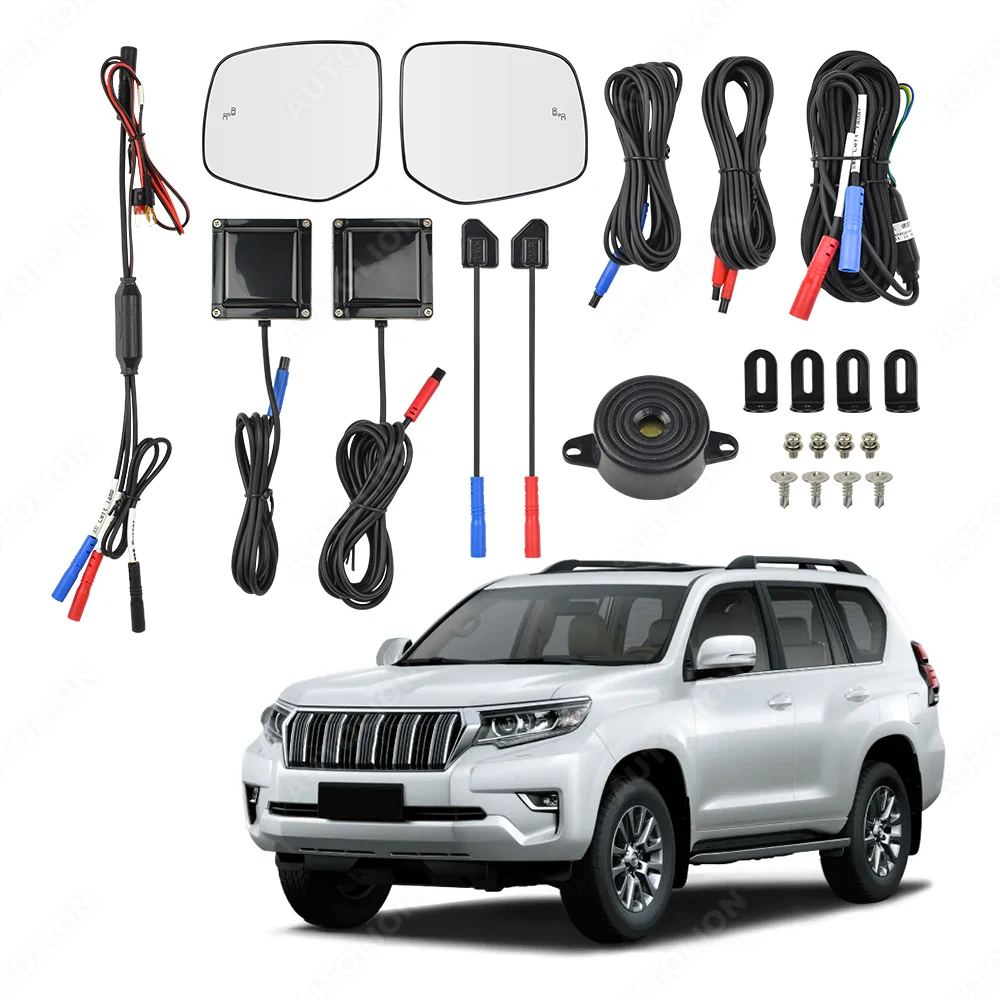 For Toyota LAND CRUISER 2022 car bsd mirror 24GHz radar lane change auxiliary system BSD blind spot detection system
