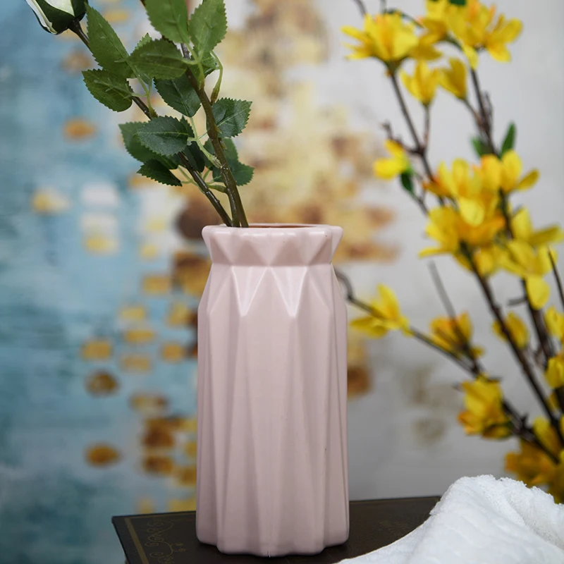 Home Decoration Modern Minimalist Vase Plastic For Living Room