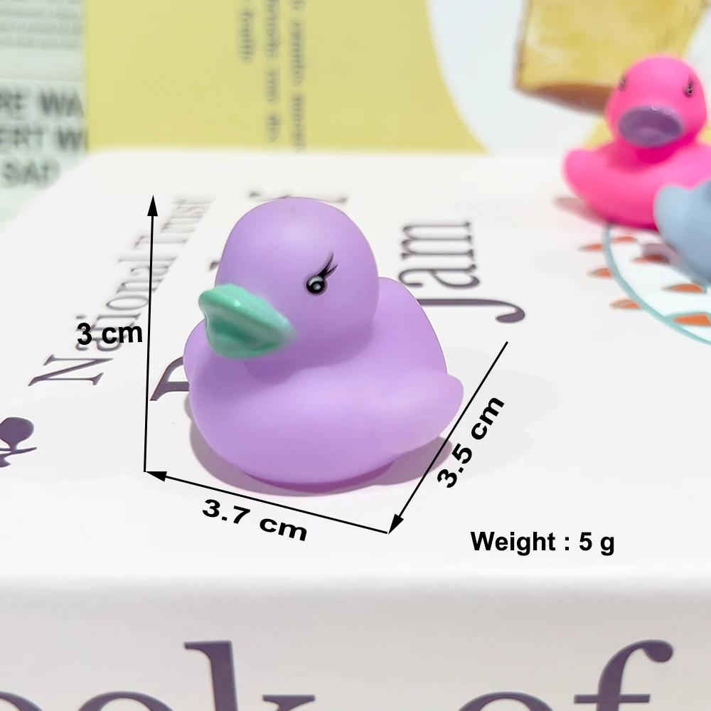 Wholesale Beach Pool Rubber Duck Baby Shower Bath Toys Assortment Baby Shower Birthday Gift Custom Random Mini Rubber Duck Toys