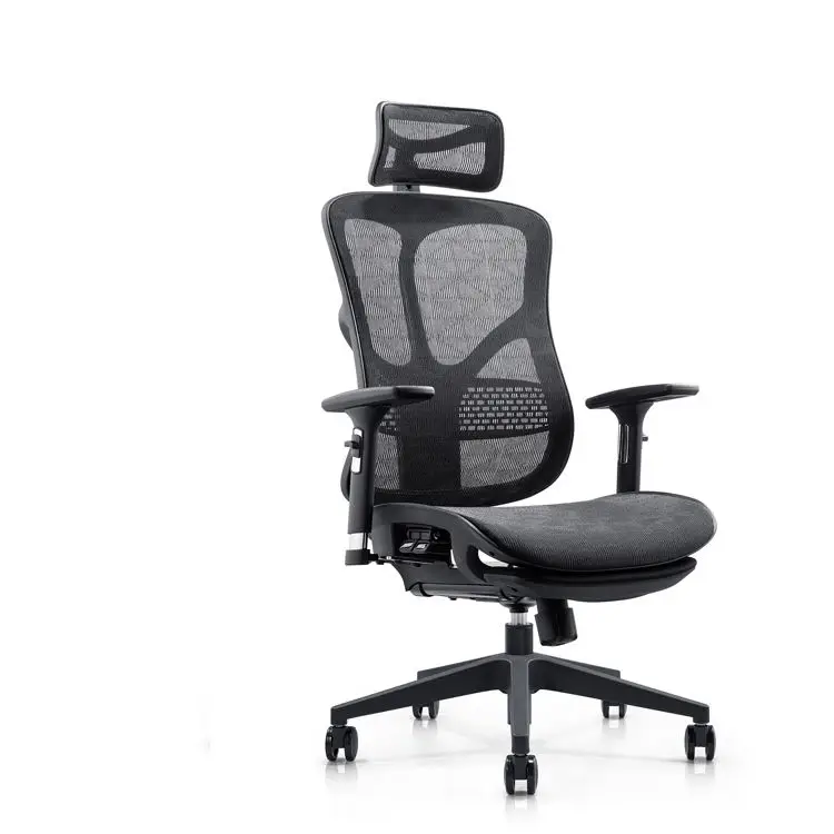 Modern comfortable reclining swivel desk office chair computer gaming mesh adjustable ergonomic chairs with footrest