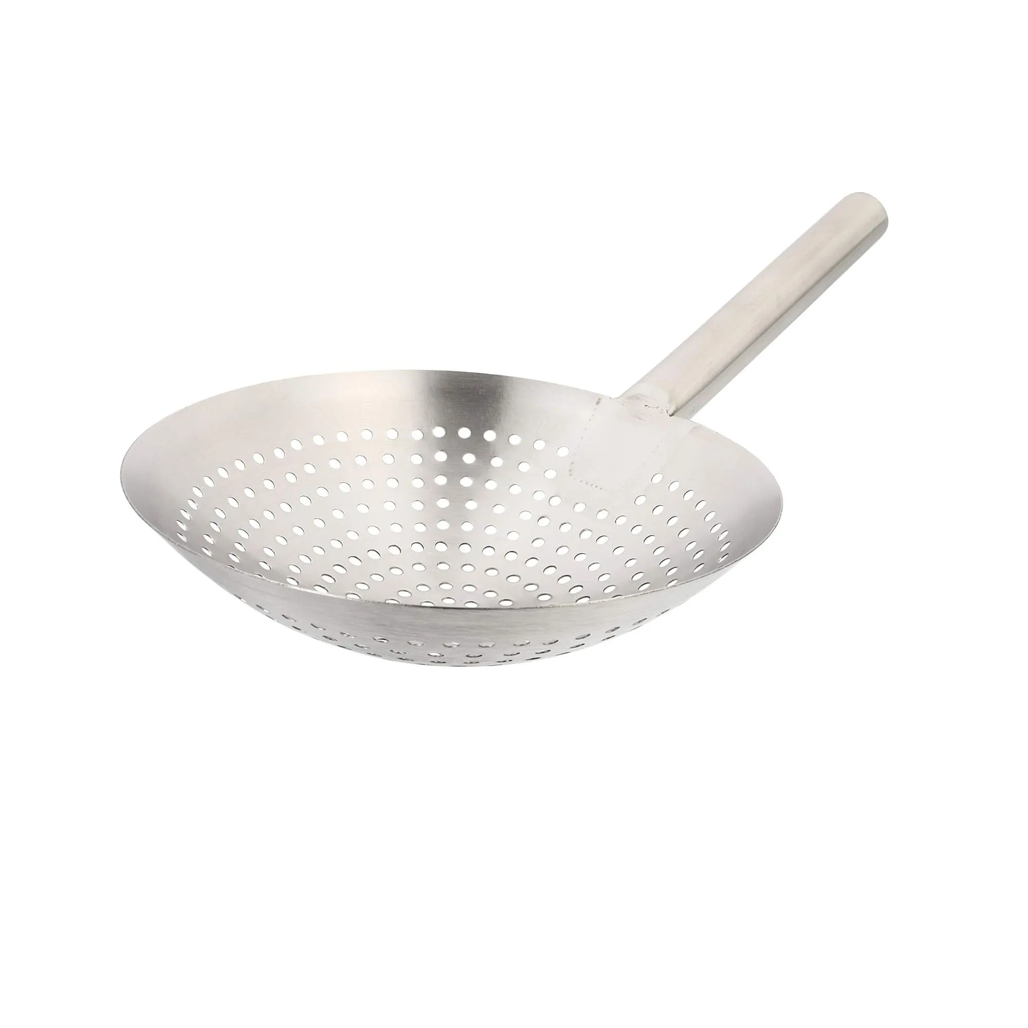 Pasta Scoop Stainless Steel Mandarin Strainer / Oil Skimmer for Kitchen Cooking