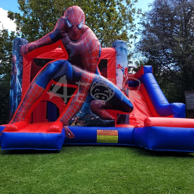 Commercial inflatable jumper bouncer  inflatable jumping bouncy castle bounce house  with slide