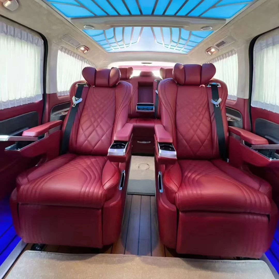 ST-AEF-QP Best Selling modified car seat Interior Luxury Universal Van  Seat First Class VIP seat For Mercedes Benz V-class W447
