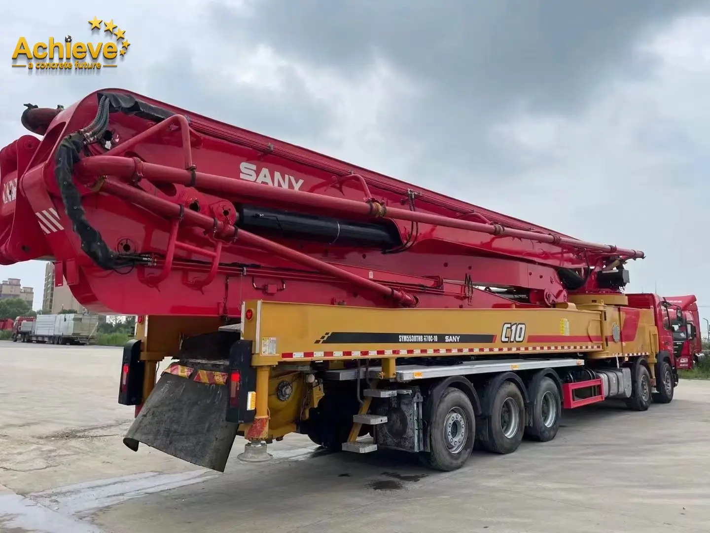 Achieve Sany 56M High Cost-Efficiency Concrete Pump Super Long Boom Wholesale Price Syg5445Thb 560C-10(Sl) Concrete Pump Truck