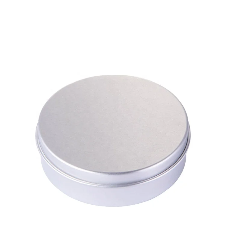 Spot 5ml-500ml thread round aluminum jars Nail ornaments hair wax sub-packaging aluminum box packaging metal aluminum can