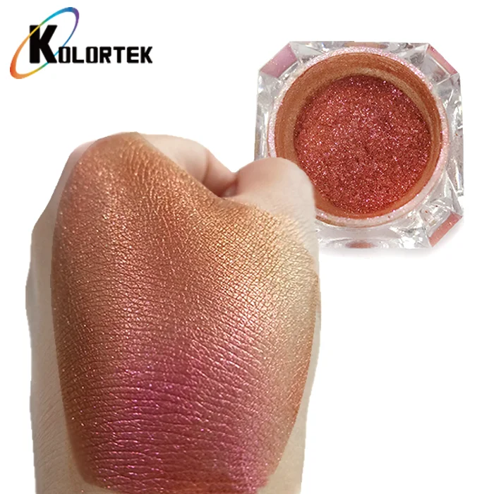 Kolortek duochrome chameleon eyeshadow mica powder private label single loose eyeshadow pigment