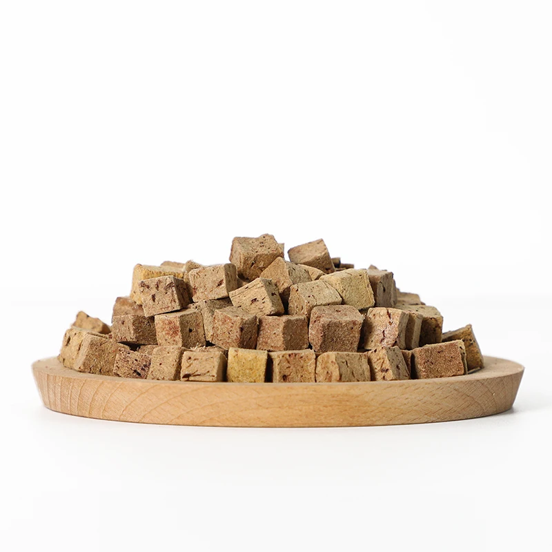 Freeze Dried Natural Foods Pet Dried Treats Freeze Dried Beef Cube With Factory Price