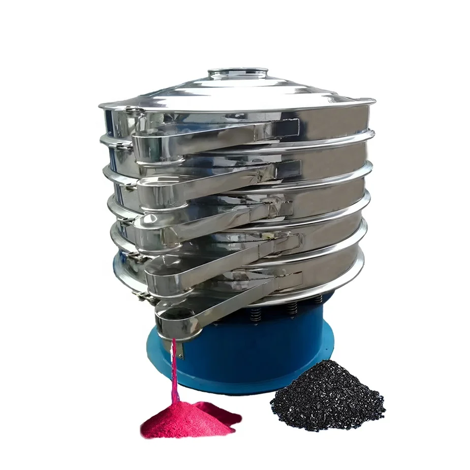 Coupling vibrating screen for gravel mechanism sand and quartz sand
