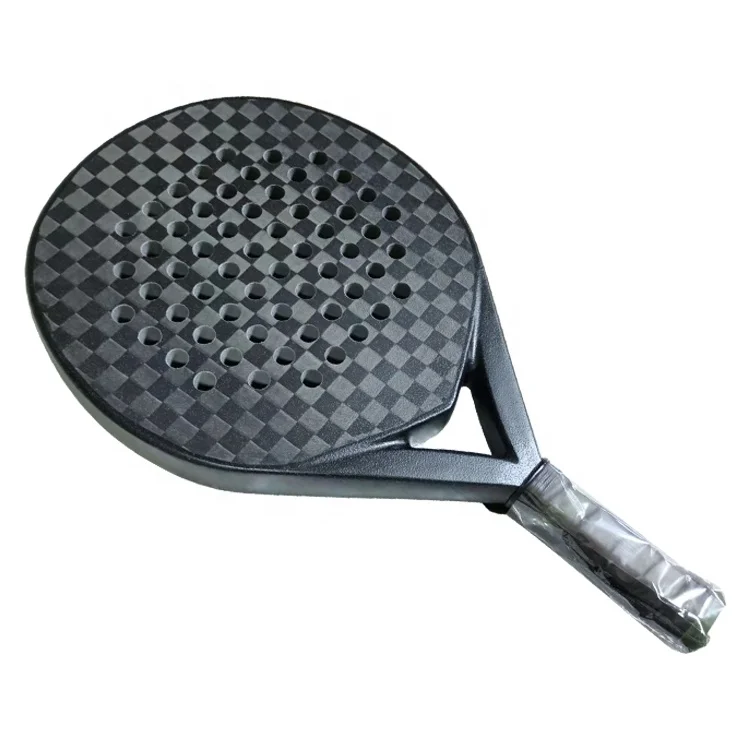 High quality round shaped carbon padel rackets for beginners and intermediate players