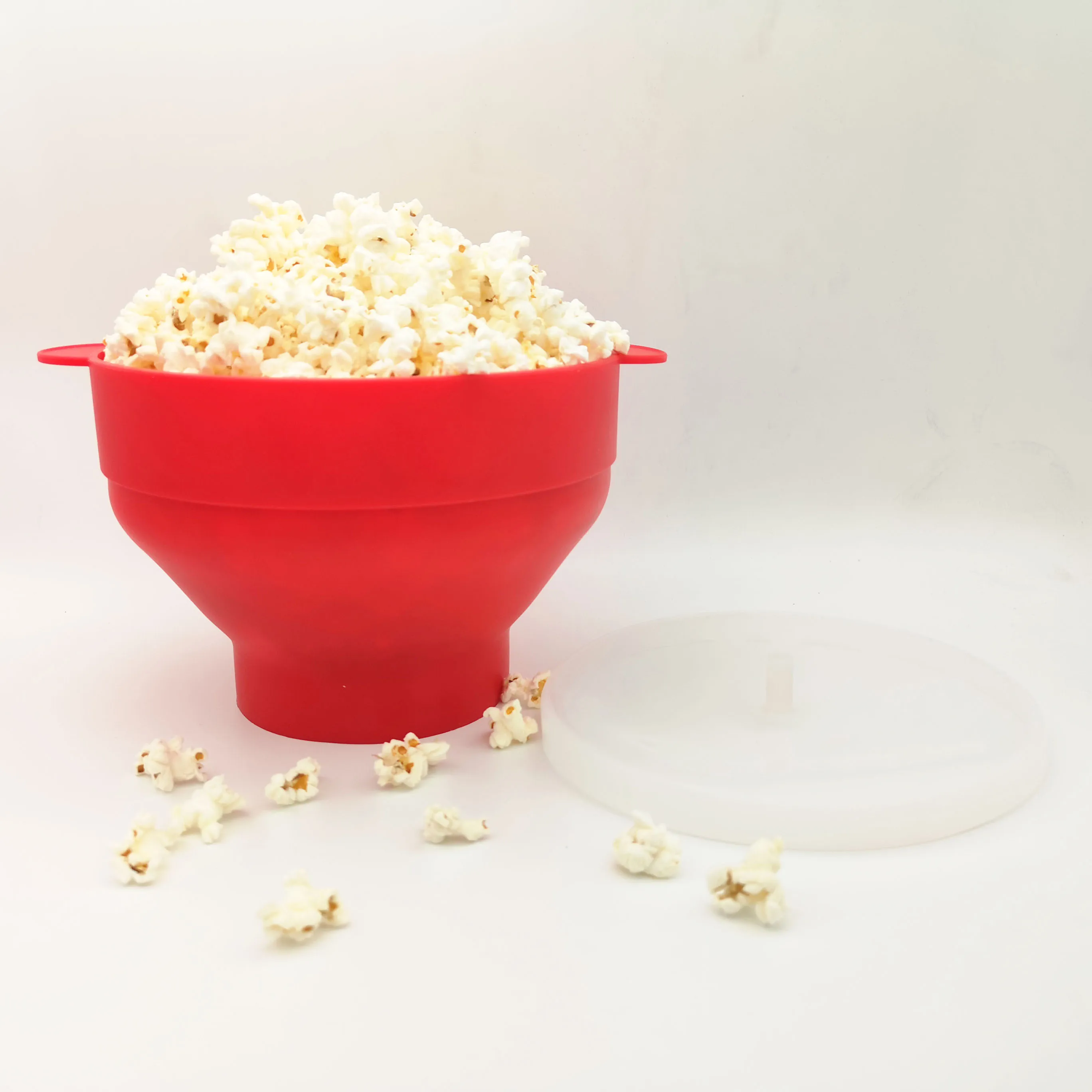 Modern American Style Customizable Eco-Friendly Reusable Collapsible Popcorn Bucket Plastic Bowls for  Parties Dinners