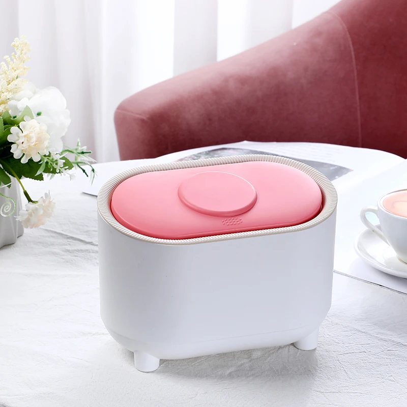New Car Accessories Plastic Mini Rubbish Cans with Lid Automobile Waste Dust Bucket Garbage Bin Car Trash Can