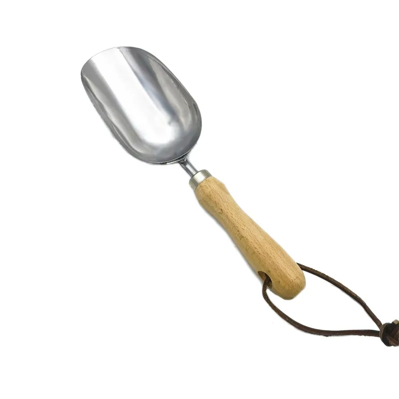 Садовые ручные инструменты, ложка для компостной почвы с деревянной ручкой