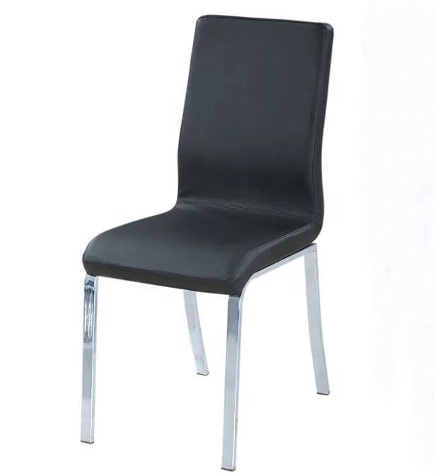 PU leather back kitchen stackable chair dining room chair