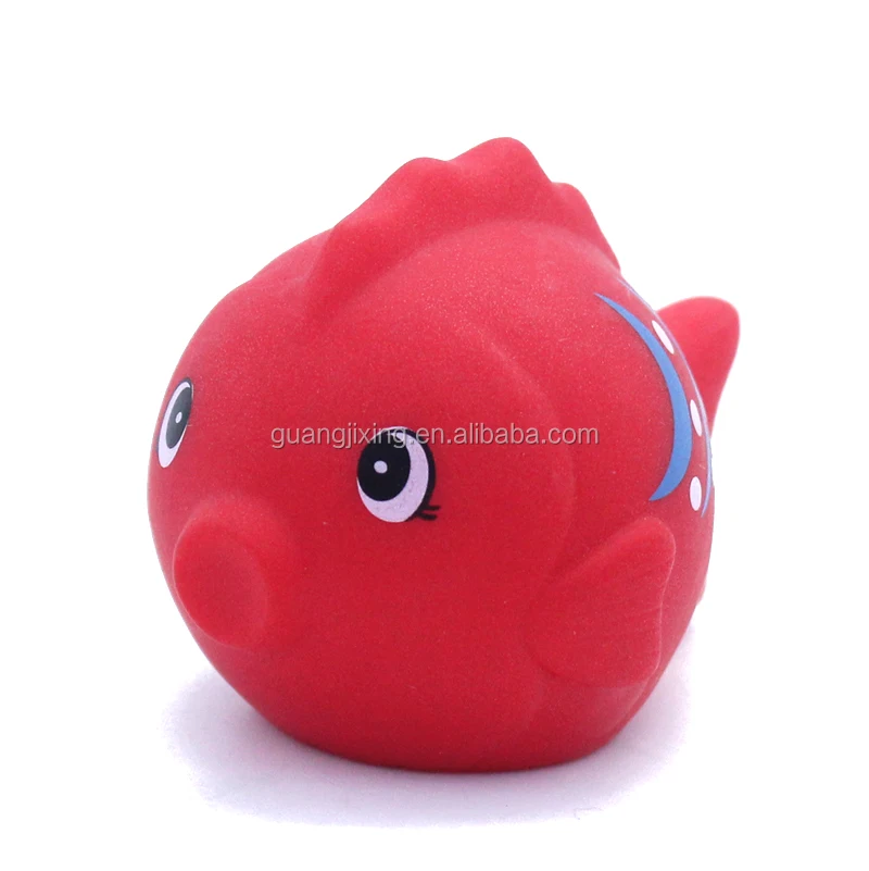 Plastic sea animals fish bath toy light up water floating baby bath time toys
