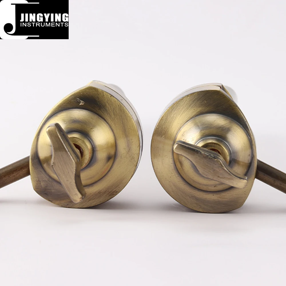 2024 аксессуары для музыкальной ударной установки Jingying бронзовая матовая однобалочная головка профессиональная подставка барабанной