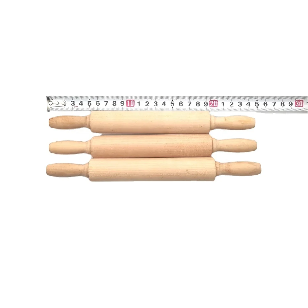 Factory wholesale wooden rolling pin kitchen baking tools for cookies