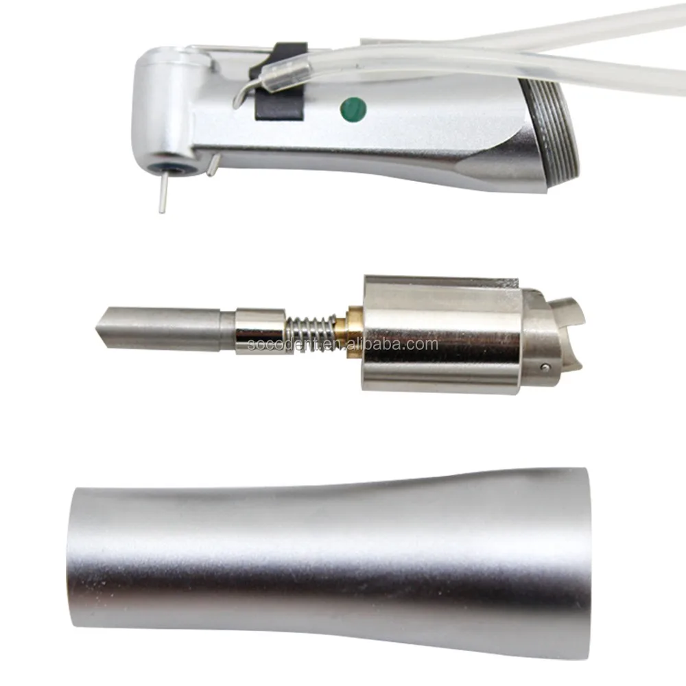 SOCO Dental implants products push botton contra angle 20:1 reduction spray outer water handpiece for implant