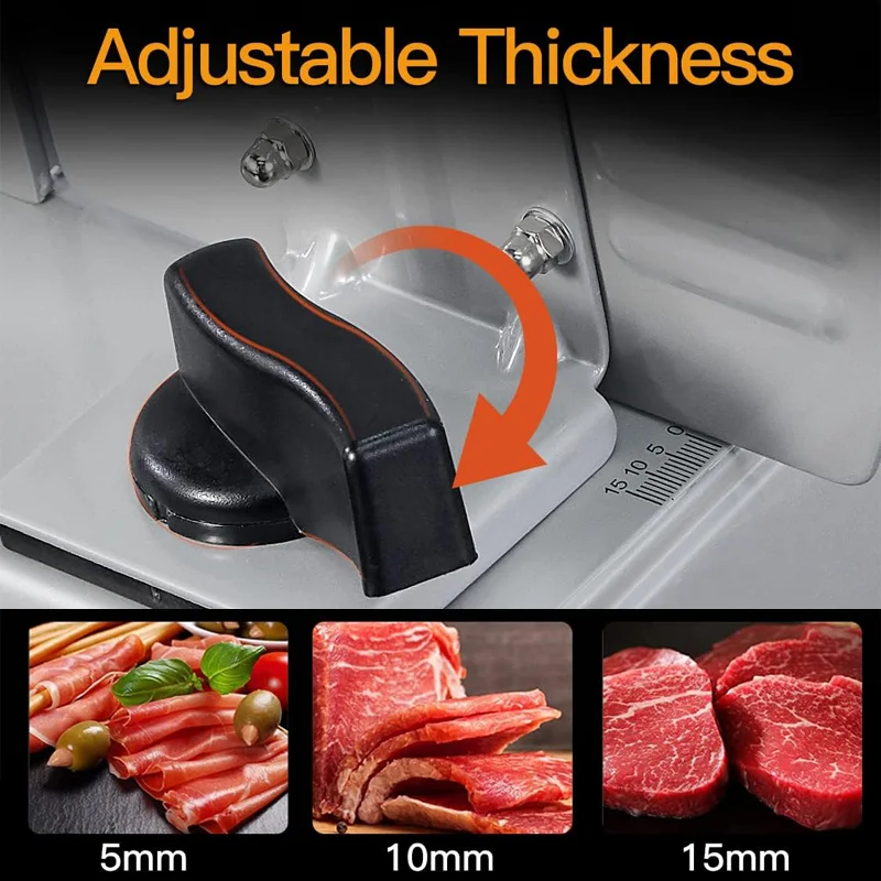 Restaurant or Household Electric Kitchen Machine Food Slicer High Quality Vegetable Cutter Automatic Cutting High Meat Slicer