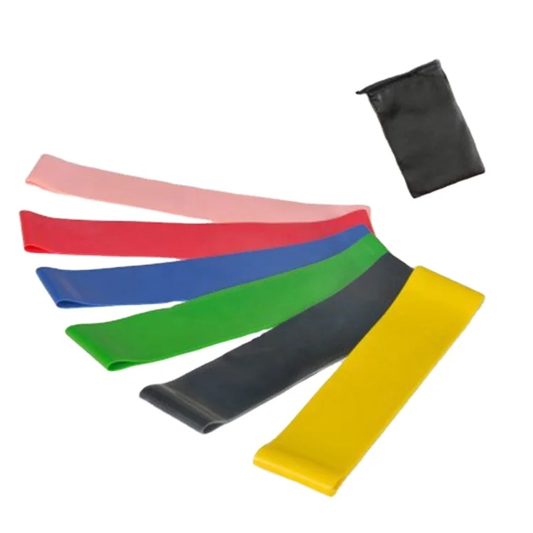 Hot new product flat OEM printed custom package mini resistance bands