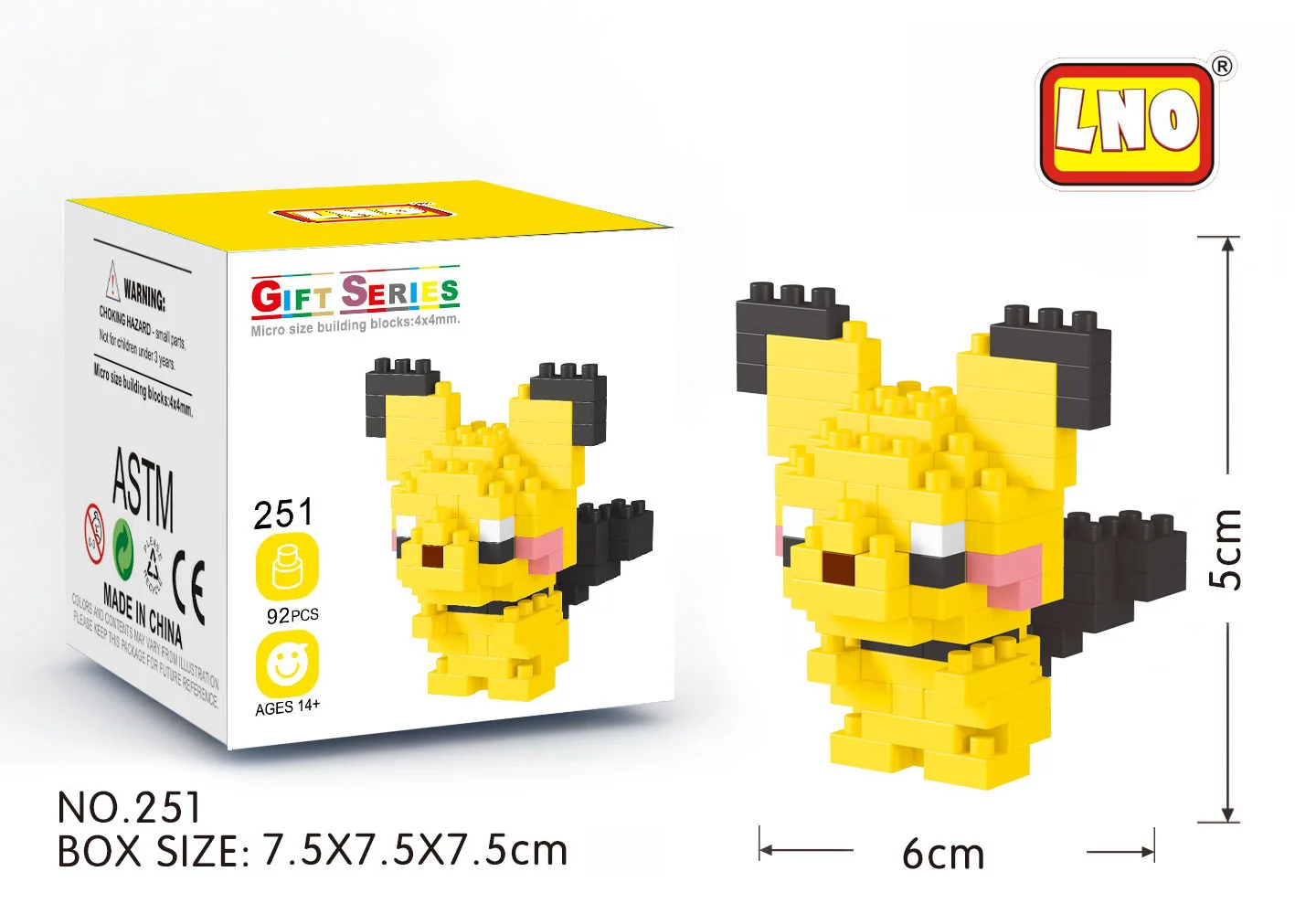 Wholesale Pokemoned Pikachu Building Blocks ABS Model Toy Set Educational Puzzle Stress Relief Blocks for Kids Anime Style