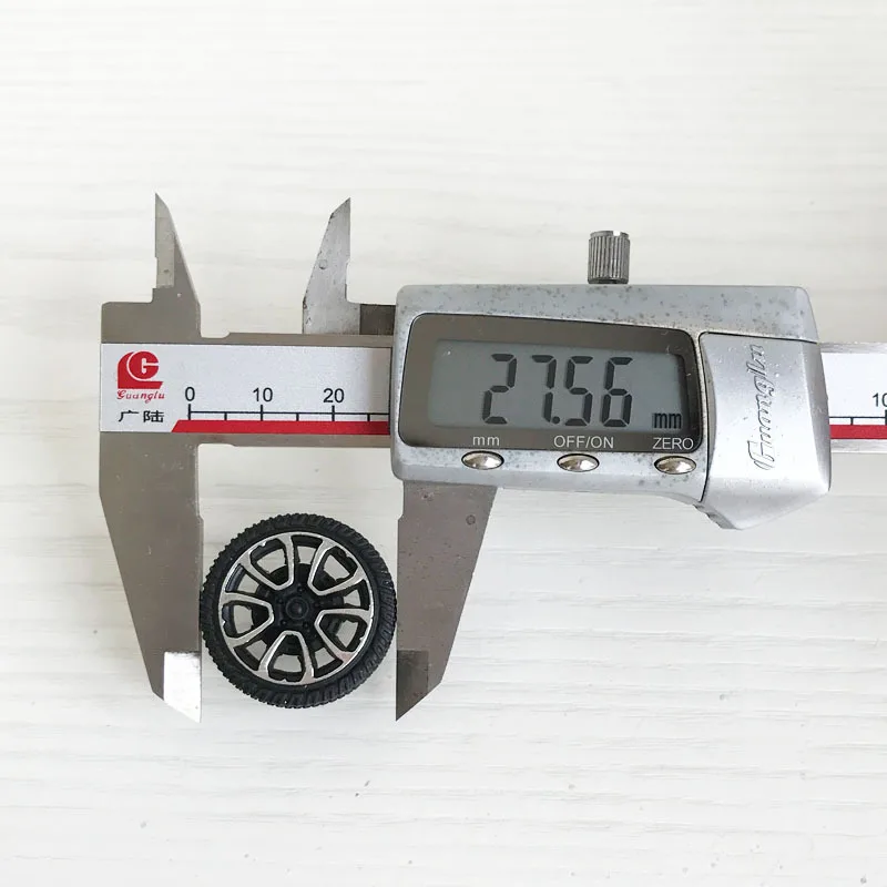 Premium 28mmx10mm Plastic Toy Car Tires Molded Small Toys Spare Complete Parts Accessory Wheels