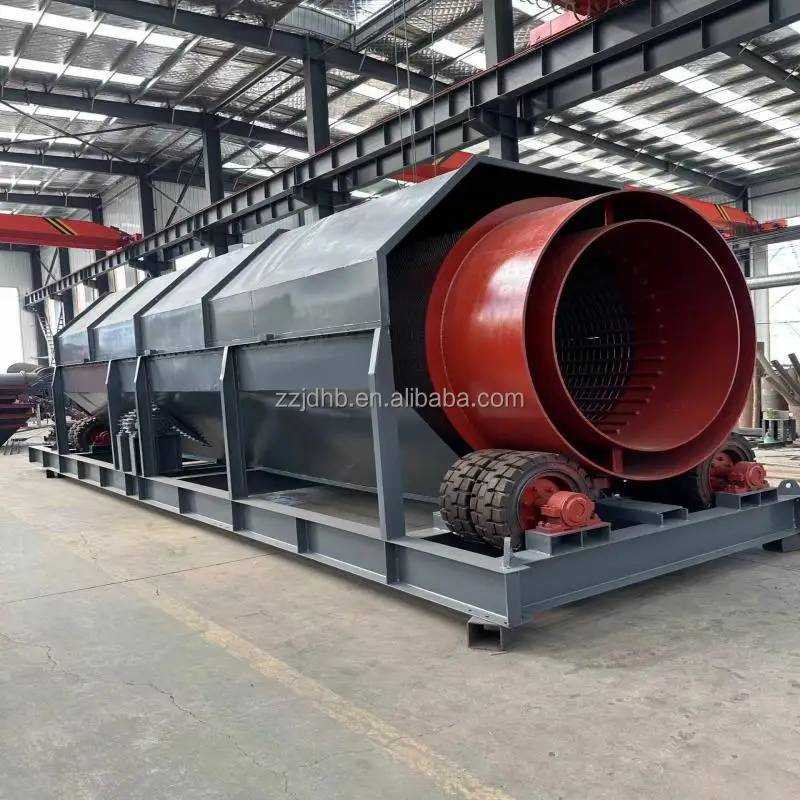 Мобильный компост Trommel Screensoil Screenindustrial гравий и песок роторный экран