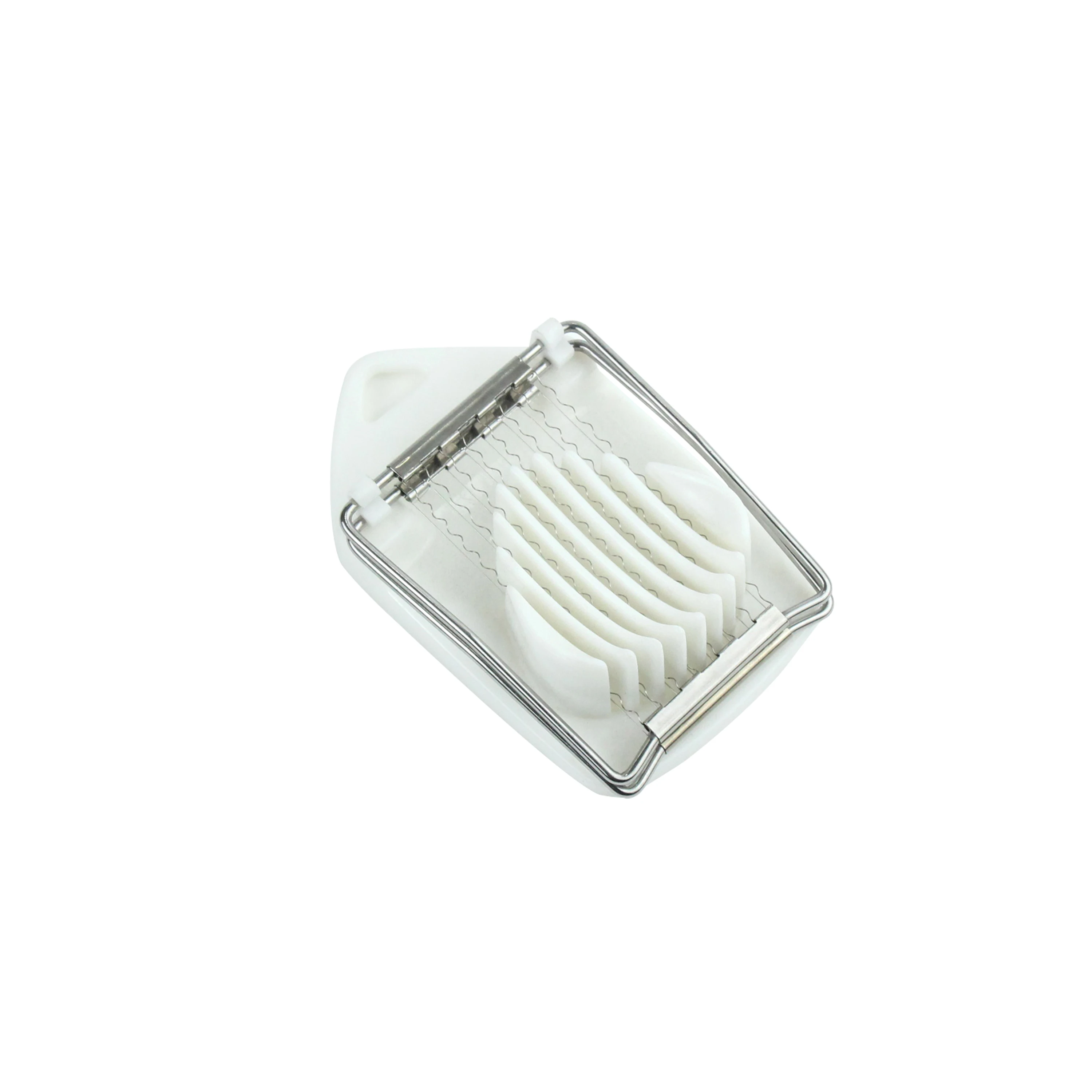 Kitchen Gadget Plastic Egg Slicer Egg Cutter Stainless Steel Wire With 2 Slicing Style