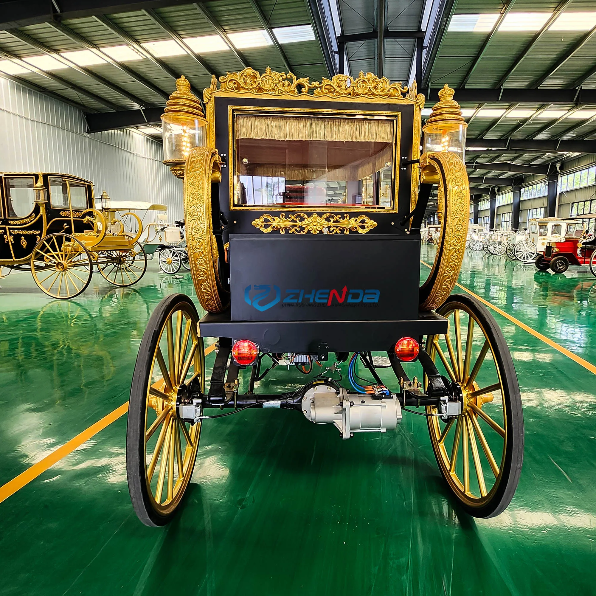 Royal Electric Style Horse Drawn Princess Carriage Wedding Carriage