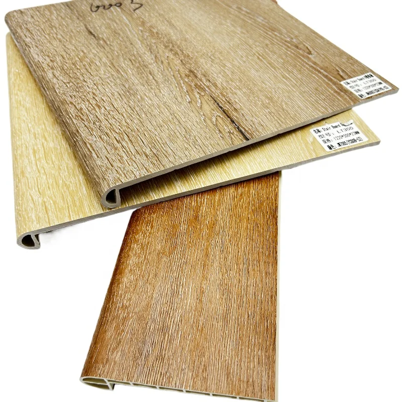 Wholesale Waterproof SPC WPC Stair Treads and Risers for Wooden Steps