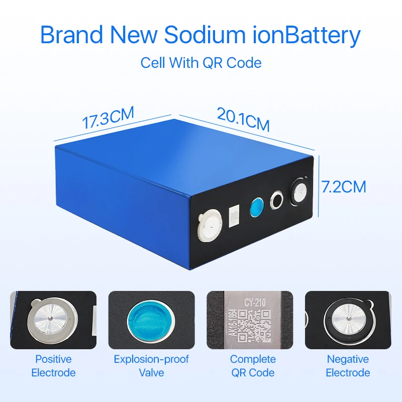 Catl EV 3.2V 210Ah-280Ah Grade Sodium Ion Rechargeable Cells 3.0V 220Ah Na Ion Battery for Ev Storage System
