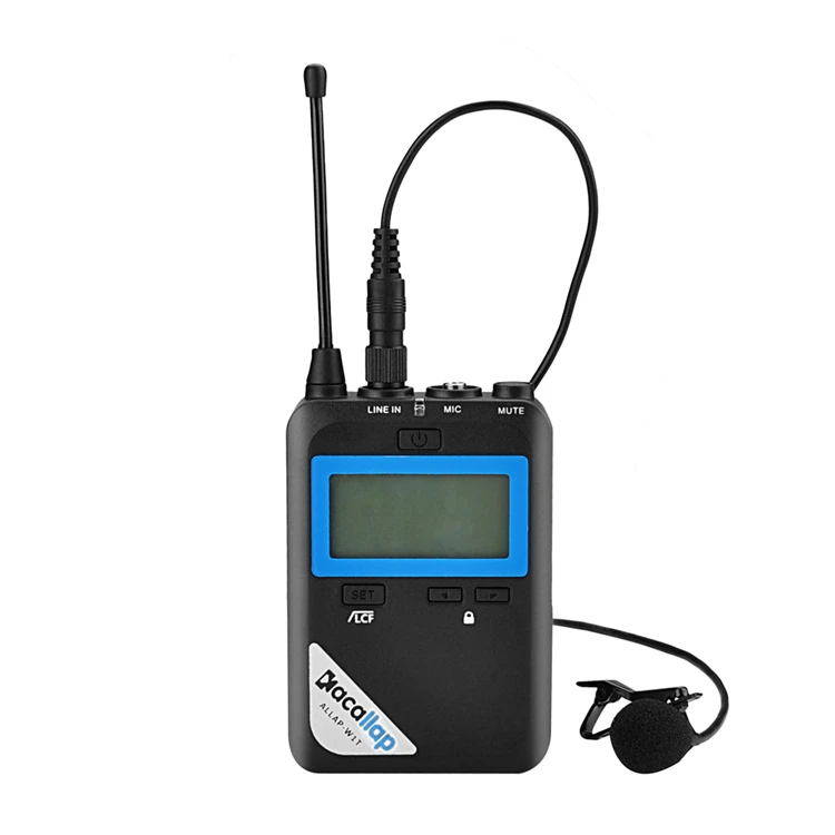 Hot Sale  ALLAP-W1  (tx+rx)  Wireless Microphone System With Lavalier