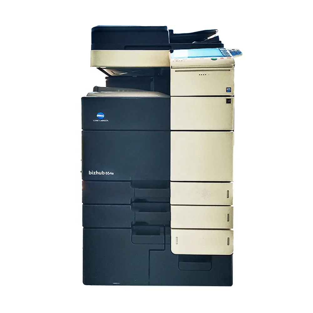 Черно-Белый контрастный офисный принтер Minolta Bizhub 224 284 364 454 554 654 754 копировальный аппарат и для Konica