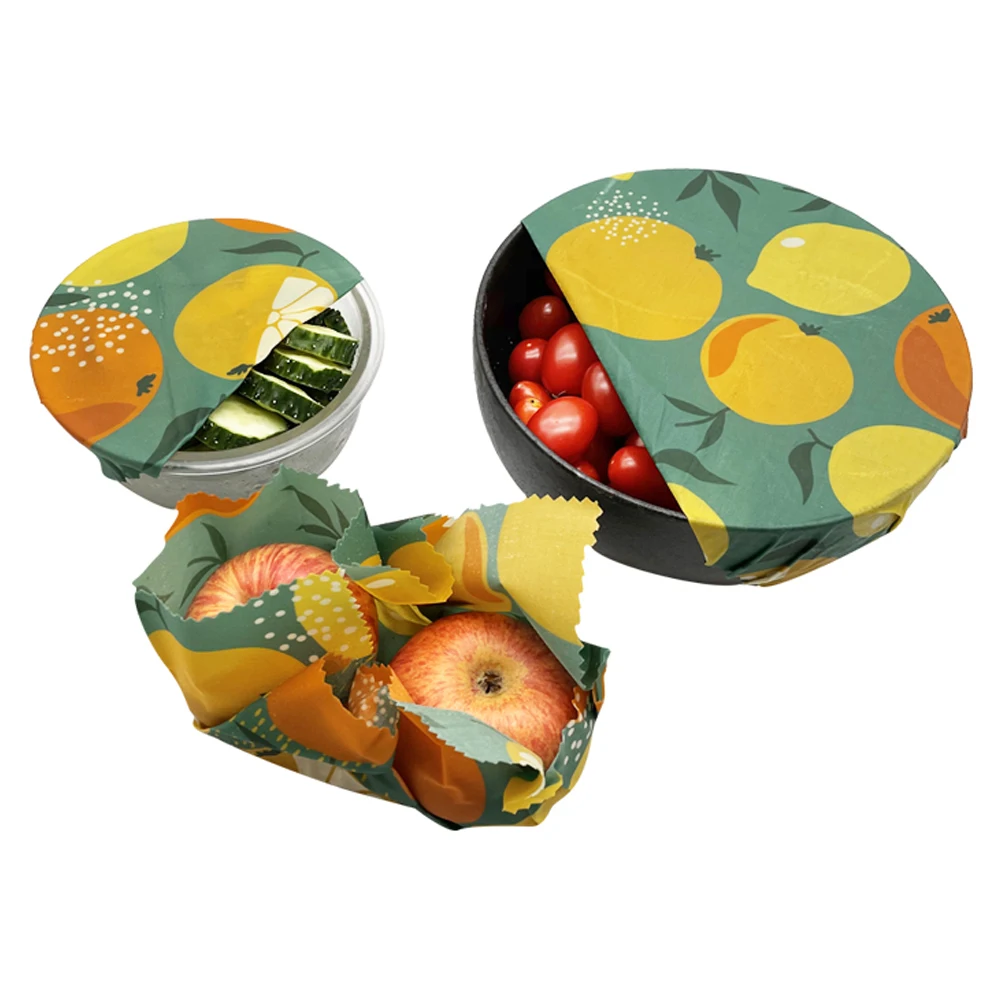 
3 Pack Natural Beeswax Food Wrap Natural Beeswax Wrap 5 Pack Beeswax Food Wrap 6 Pack 