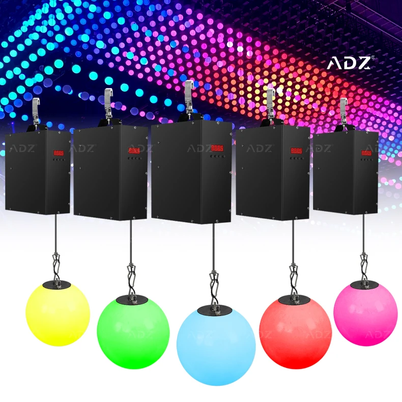 ADZ DMX Control LED Kinet Ball Stage Lights Kinetic Lift Light for Wedding Event matrix Led Lifting