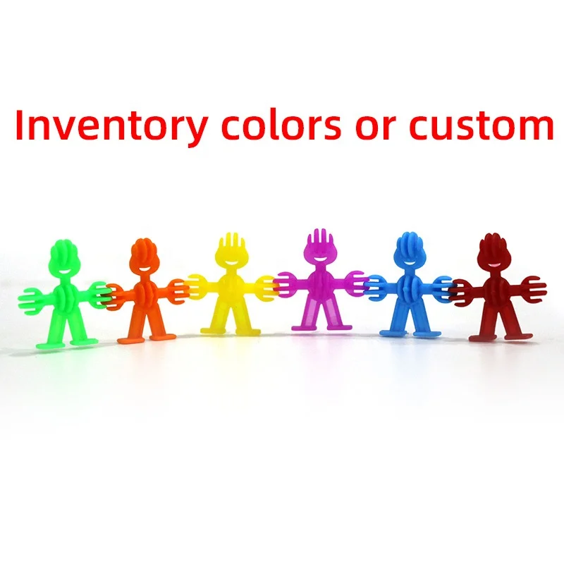 Wholesale Kid Educational Toys Plastic Diy Fashion Doll Girl Toy Cartoon Shape Egg Capsule Diy Building Blocks Cartoon Man Block