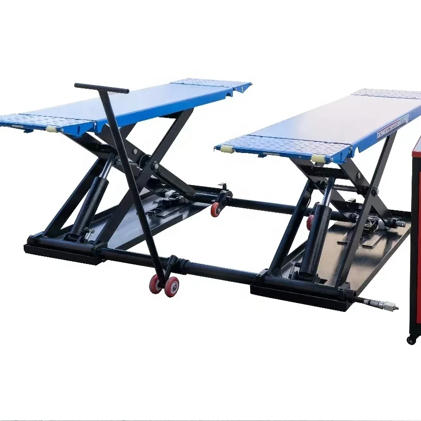 movable hydraulic scissor car lift Hydraulic Garage Car Ramps Jack for Hydraulic Floor Lifting and Car Wash Ramp