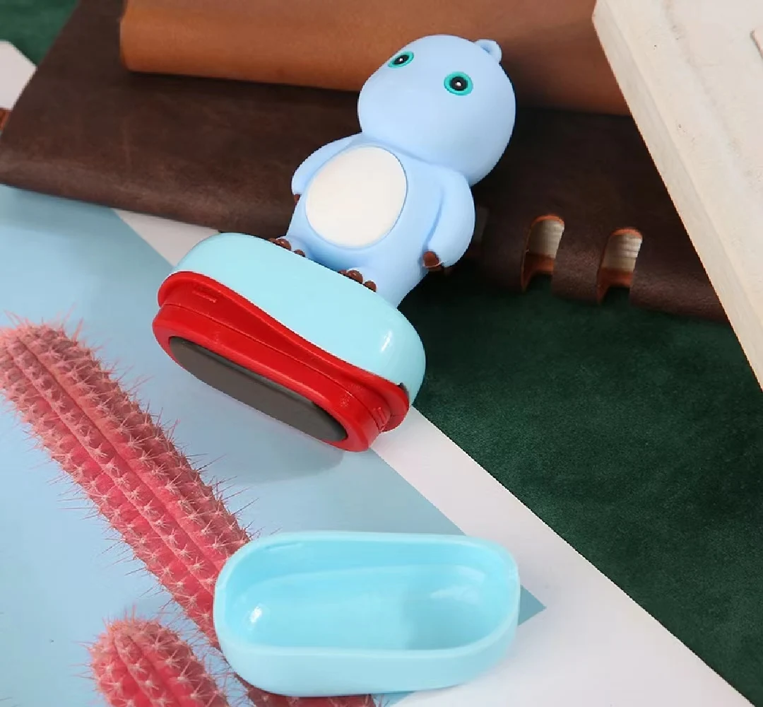 New cartoon private stamp name teacher flash stamp for paper 10*30mm