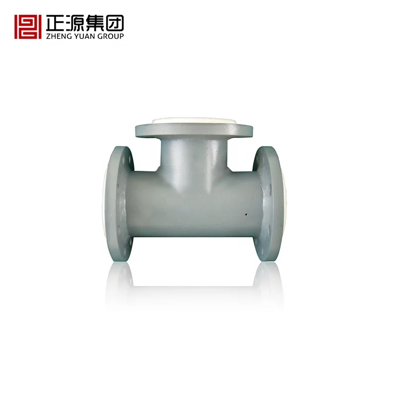 Lined Pipe Hot Selling PTFE Corrosion Resistant Tee Pipe Fittings Elbow