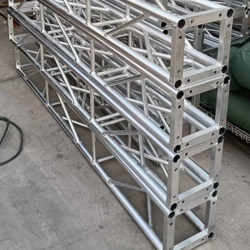 Brand New 205*205mm Bolt Small Aluminum Alloy Truss for Events Truss System High Quality Customized Circle Tube
