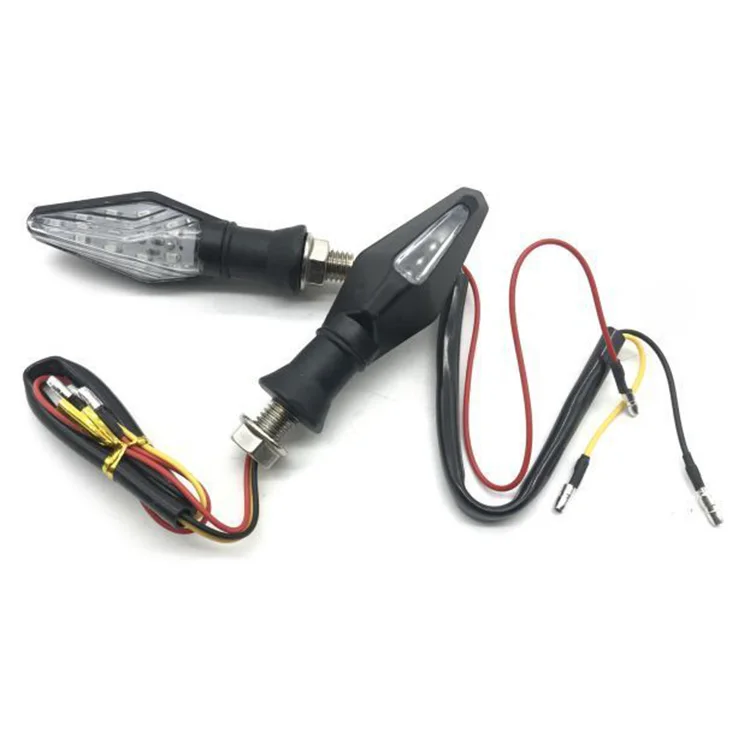 Motorcycle Turn Signal Light Universal Motorcycle Indicator Lamp Amber Flasher Blinker Rear Bright Turn Light