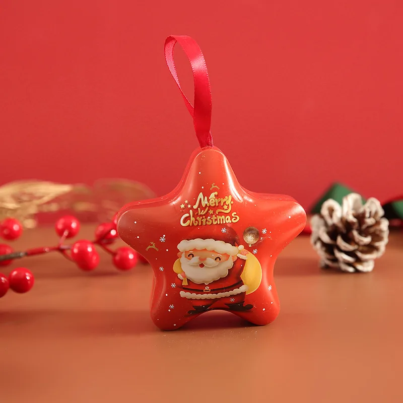Christmas Series Tin Box Chocolate Candy Can Cookies Christmas